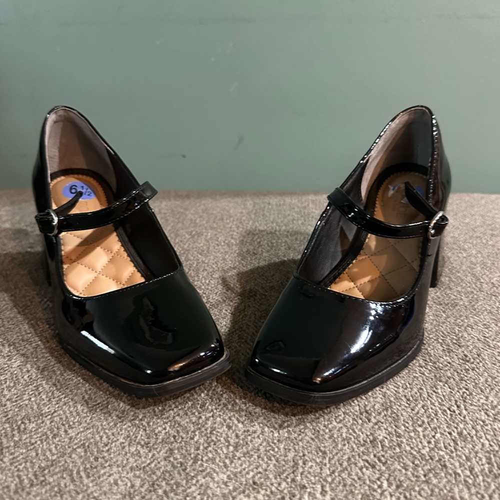 Rachel Zoe Black Patent Leather Heels